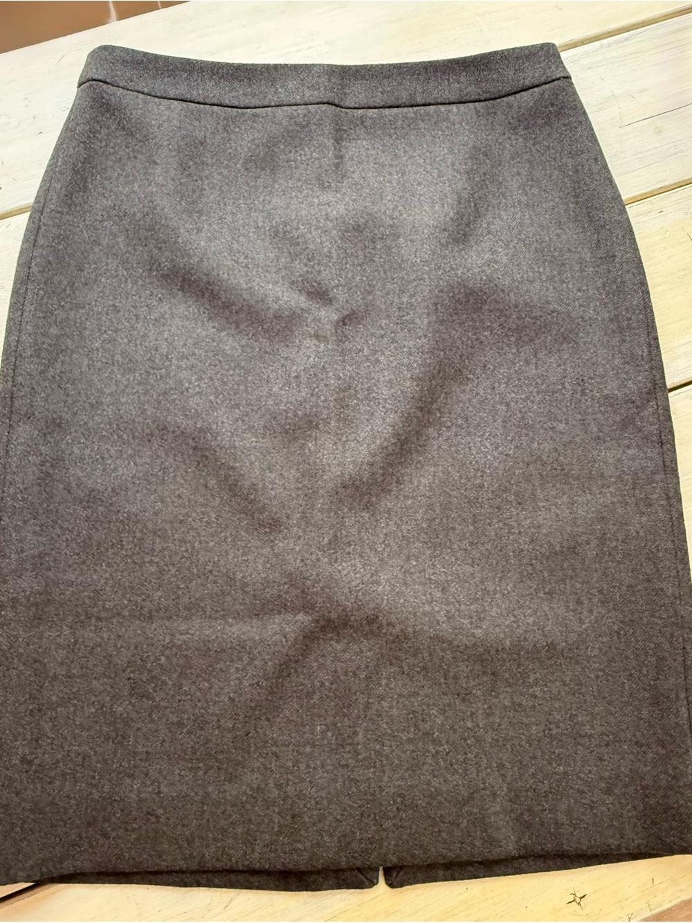 J. Crew Dark Charcoal Gray Pencil Skirt